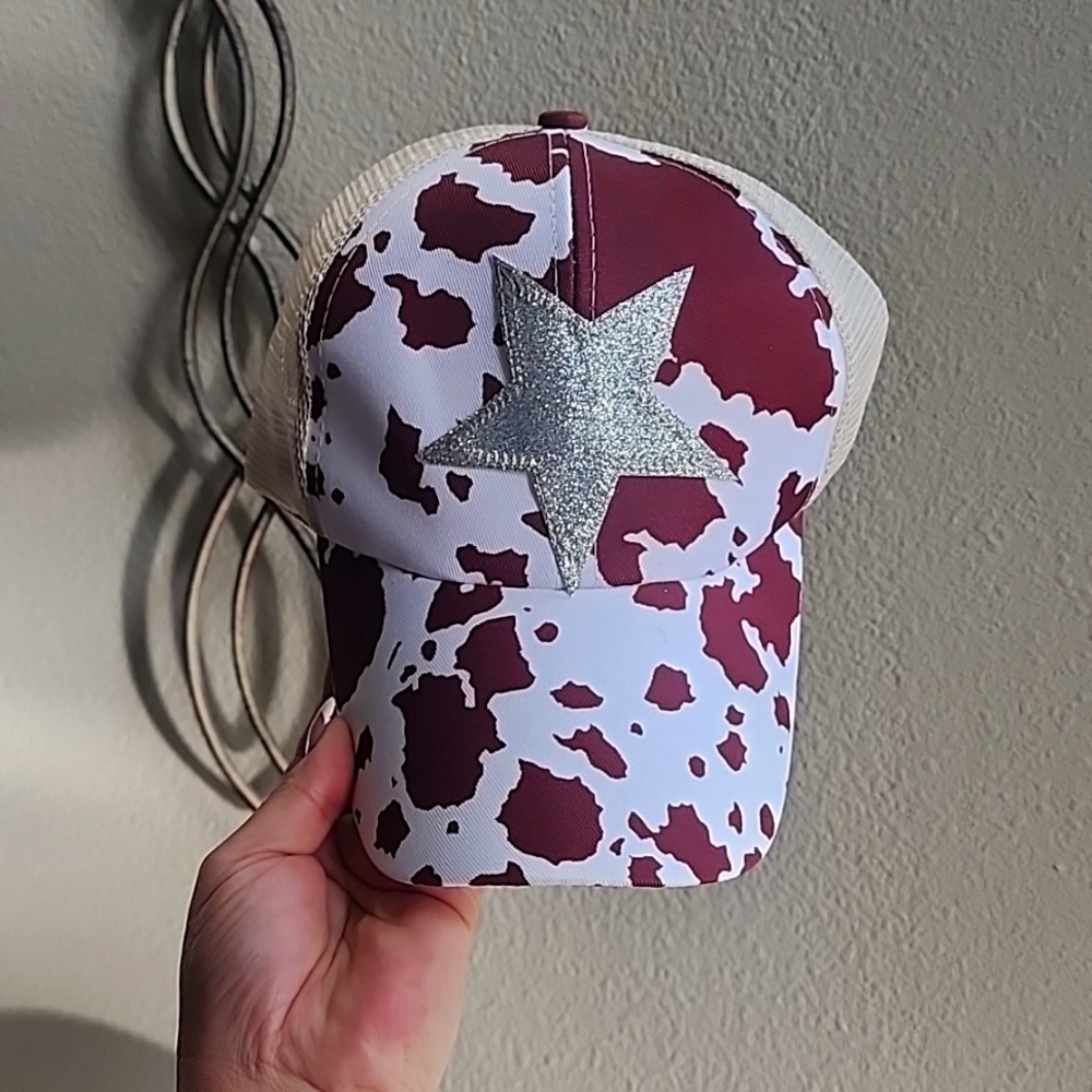 Cow print Cap